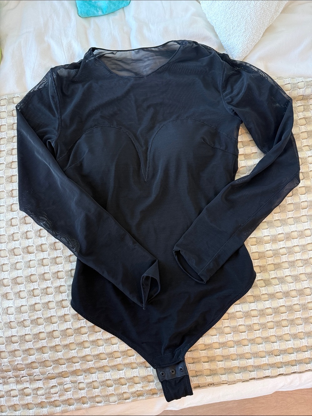Black popilush shapewear bodysuit